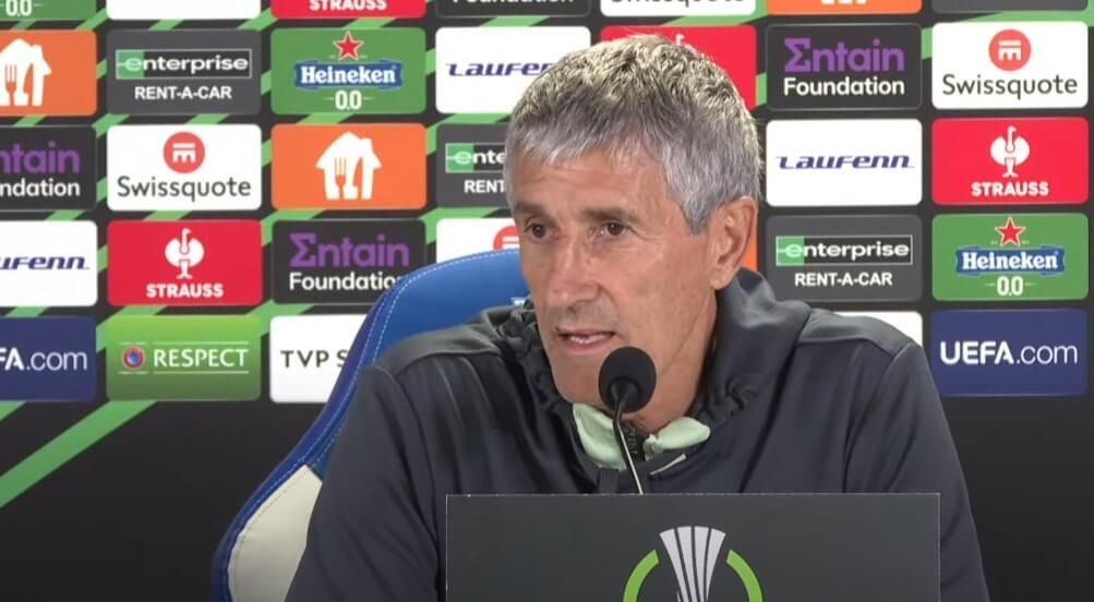 Quique Setien przed meczem z Lechem Poznań. „To nie jest dla nas jakiś sparing. Poważnie traktujemy to spotkanie” Obraz wpisu