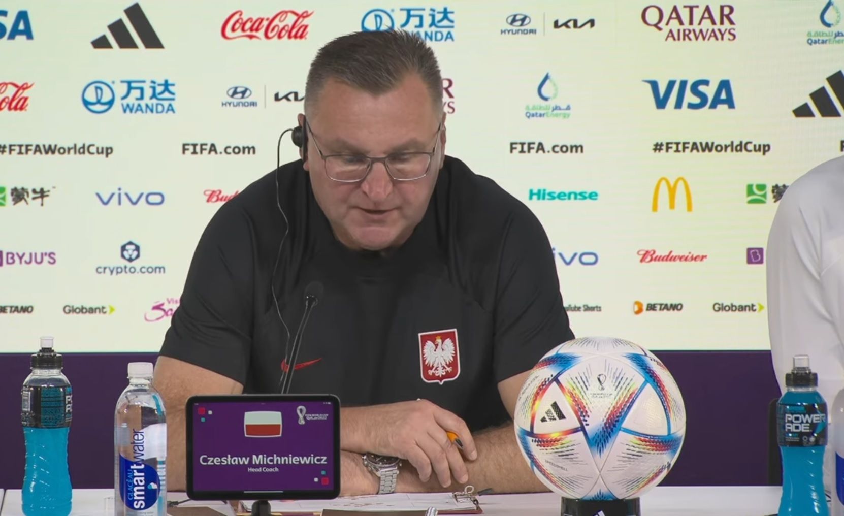 Czesław Michniewicz zaskakuje przed meczem z Arabią Saudyjską. „Uważam, że grają dwa równe zespoły” Obraz wpisu