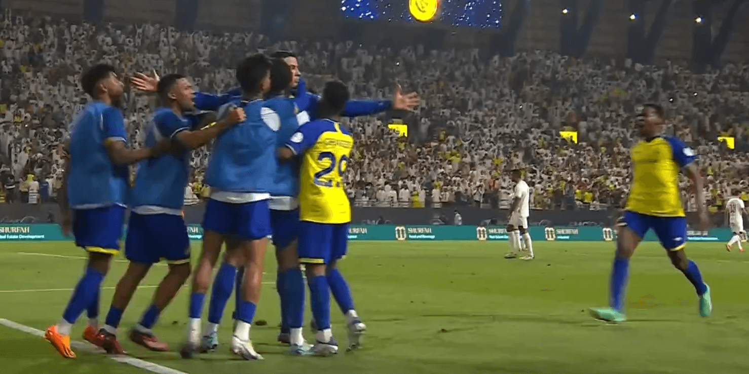 Szalony mecz pomiędzy drużynami Cristiano Ronaldo i Grzegorza Krychowiaka. CR7 z kluczowym golem [WIDEO] Obraz wpisu
