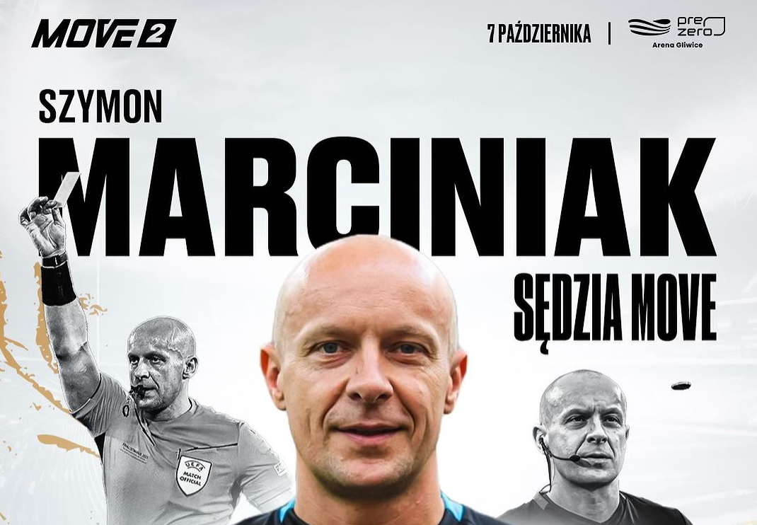 Szymon Marciniak wkracza w świat influencerów. Będzie sędzią na Move 2! Obraz wpisu