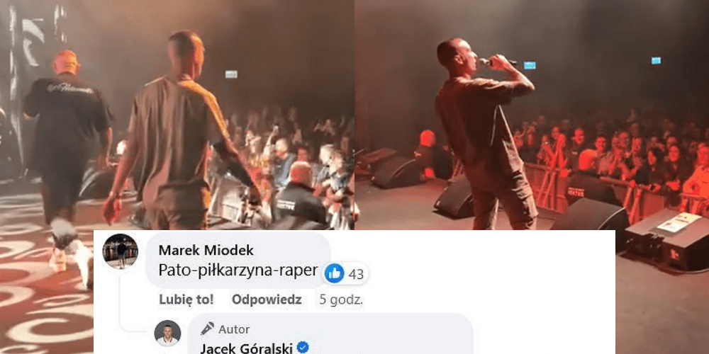 Jacek Góralski zwyzywał użytkownika, który skrytykował go za występ z Kizo Obraz wpisu