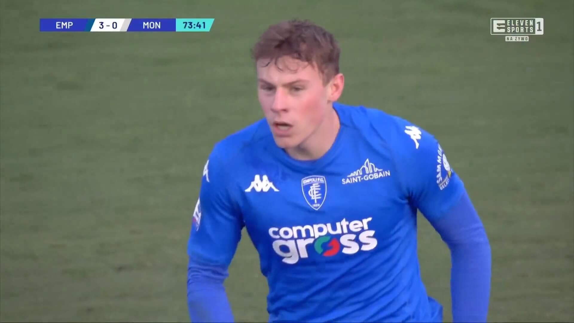 Trzy bramki Szymona Żurkowskiego! Pierwszy polski hat-trick w historii Serie A! [WIDEO] Obraz wpisu