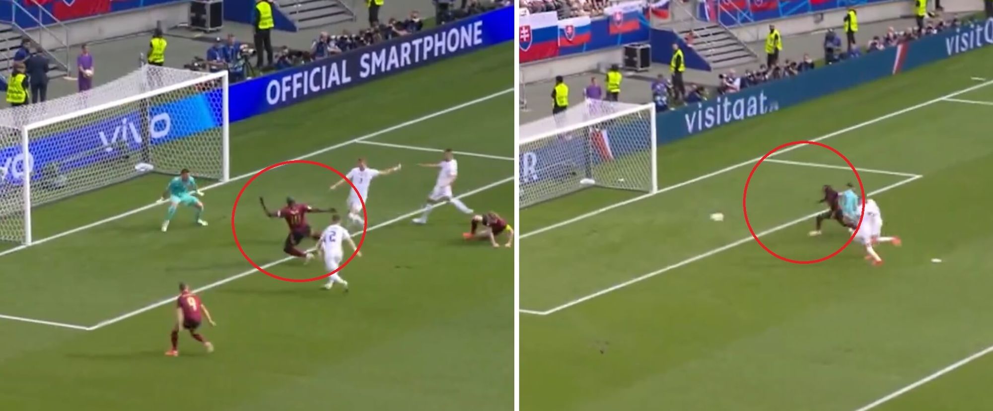 Kompilacja zagrań Romelu Lukaku przeciwko Słowacji. To zdecydowanie nie był jego mecz… [WIDEO] Obraz wpisu