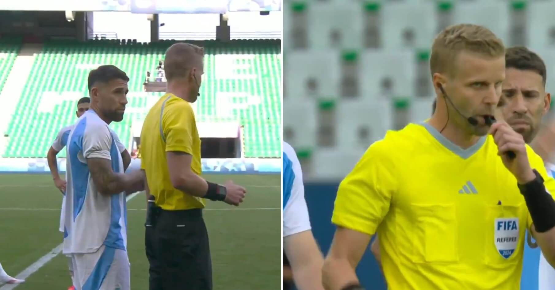 Abstrakcyjna sytuacja na Olimpiadzie. Piłkarze musieli wrócić na boisko po 2 godzinach przerwy [WIDEO] Obraz wpisu