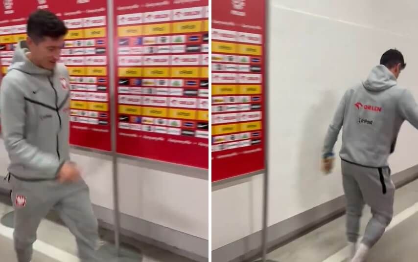 Robert Lewandowski jednak z kontuzją? Kapitan opuścił stadion utykając [WIDEO] Obraz wpisu