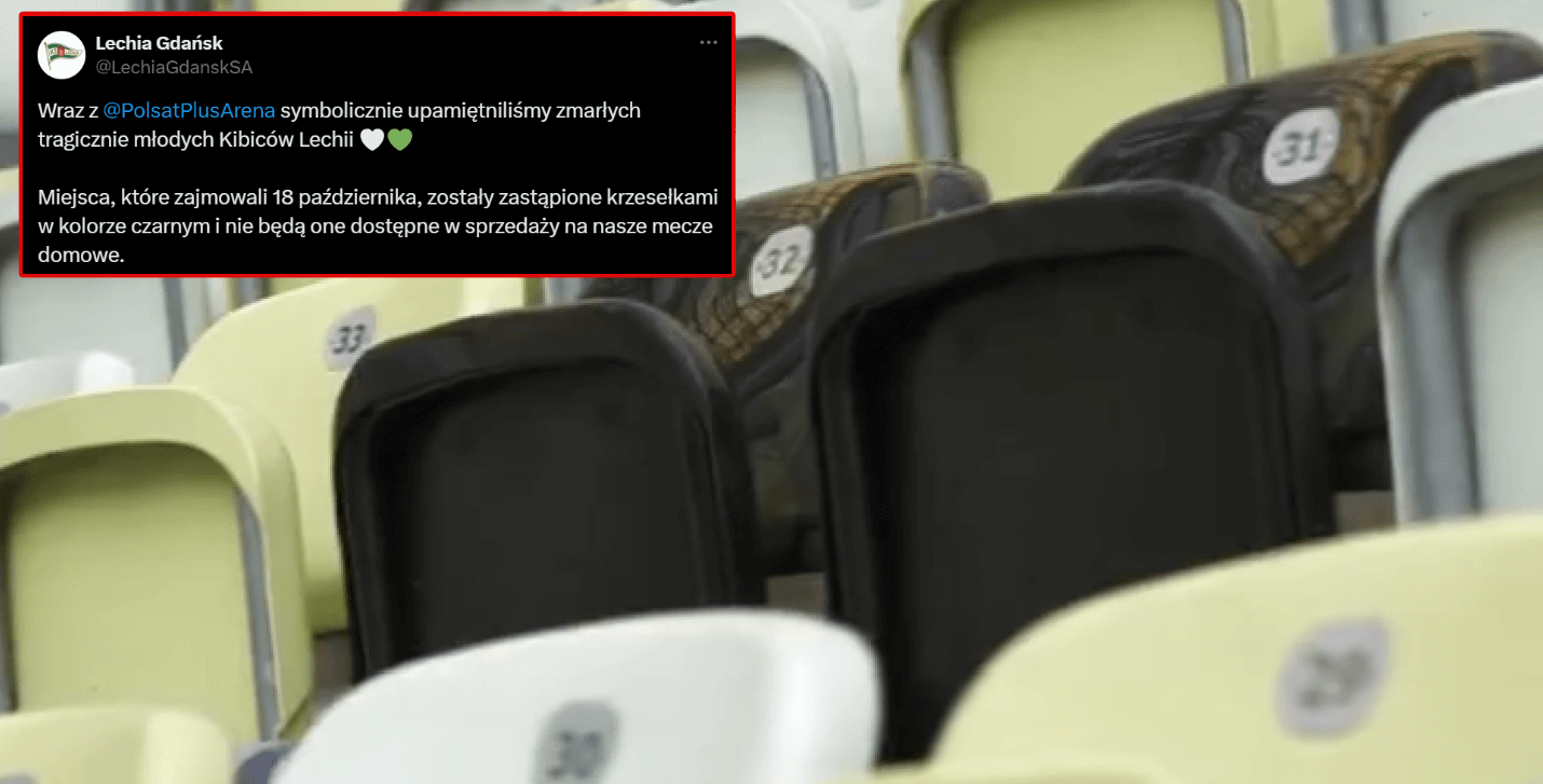 Piękny gest Lechii Gdańsk. Klub uhonorował dzieci, zmarłe w karambolu na S7 Obraz wpisu