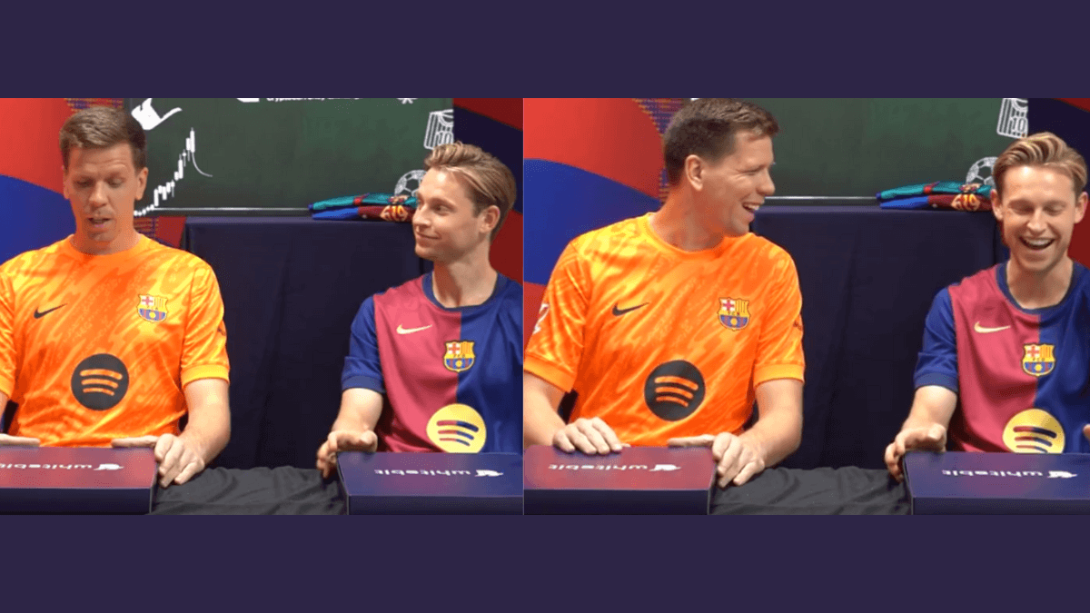 Wojciech Szczęsny rozbawił De Jonga. „Mam nadzieję, że jest ich dla nas sporo” [WIDEO] Obraz wpisu