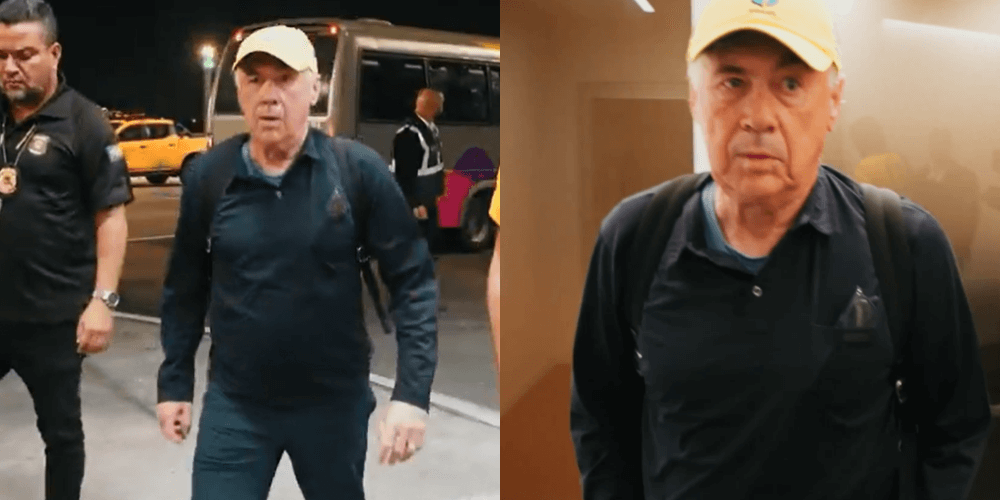Ancelotti wylądował z Brazylii! Tak przywitano go na lotnisku [WIDEO] Obraz wpisu