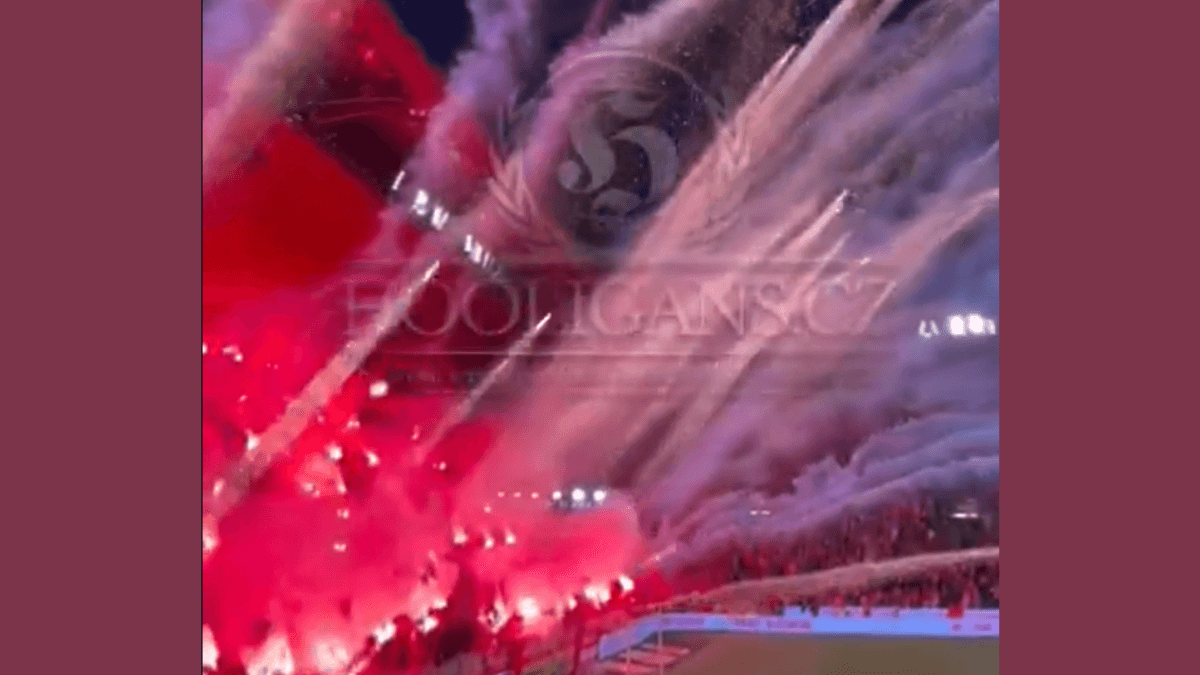Derby miasta w ogniu rac i fajerwerków. Kibice u naszych sąsiadów dali mocny popis [WIDEO] Obraz wpisu
