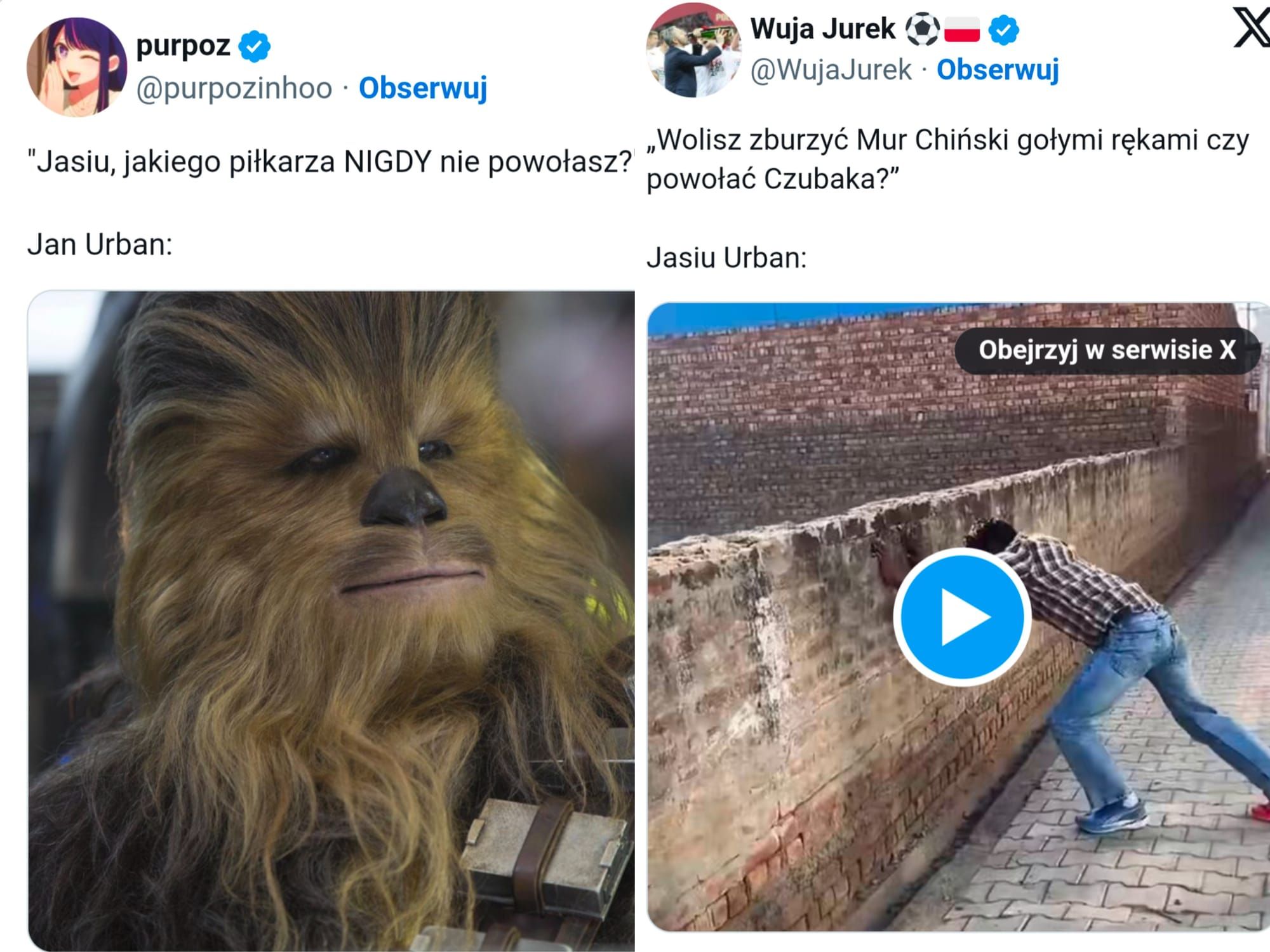 Memy o Janie Urbanie i Karolu Czubaku przejęły polski internet! Zobacz najlepsze z nich Zdjęcie główne wpisu