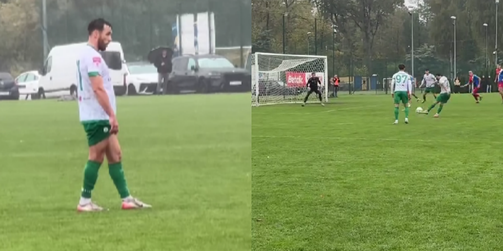 Maciej Rybus bawi się w 3. Lidze! Dublet i gol bezpośrednio z rzutu wolnego [WIDEO] Zdjęcie główne wpisu