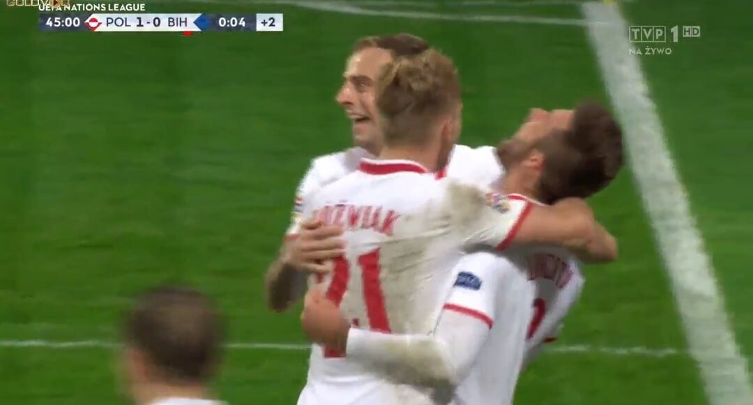 Polska prowadzi 2:0 z Bośnią! Lewandowski i Linetty z golem [WIDEO] Zdjęcie główne wpisu