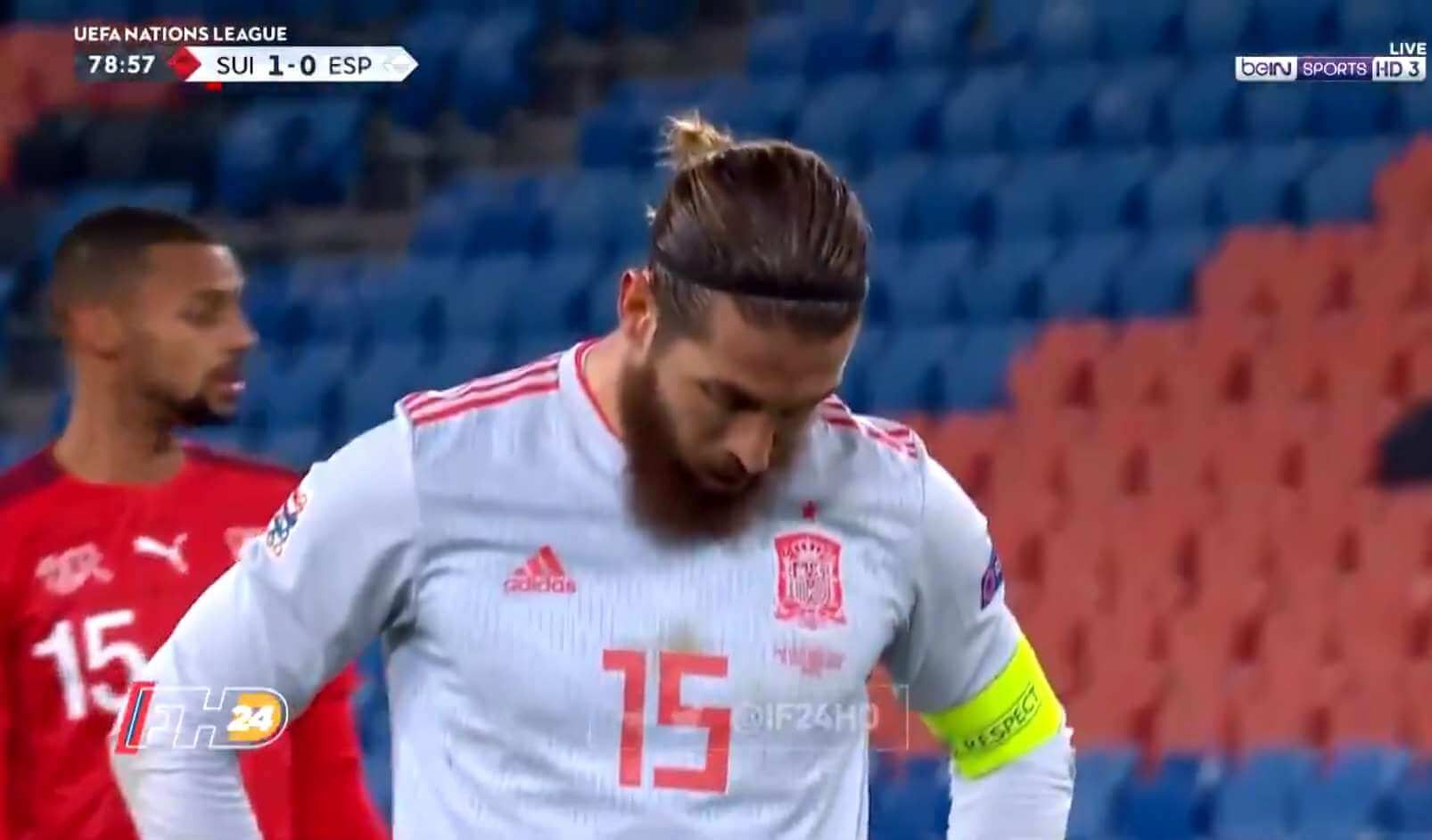 Nieskuteczny Sergio Ramos! Hiszpan dwukrotnie spudłował z 11. metrów [WIDEO] Zdjęcie główne wpisu