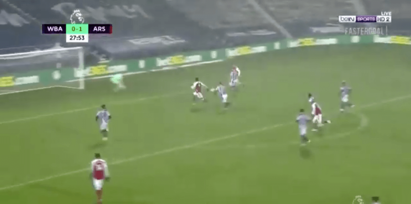 Świetna akcja Arsenalu! Kanonierzy rozbili obronę WBA [WIDEO] Zdjęcie główne wpisu