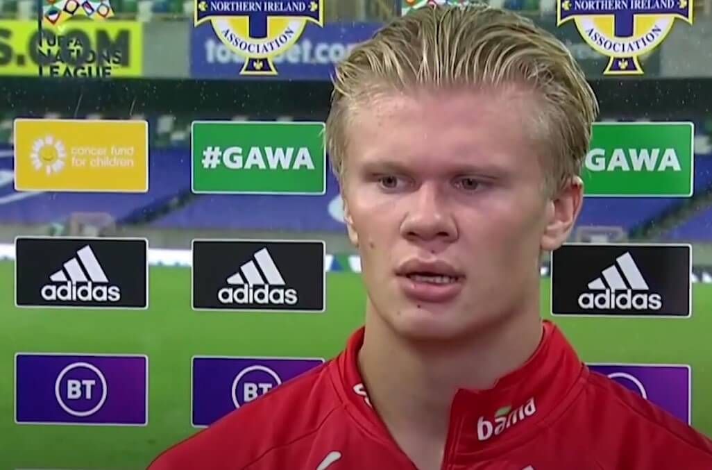 „Powiedział, że połamie mi nogi”. Haaland ostro spiął się z reprezentantem Szwecji Zdjęcie główne wpisu
