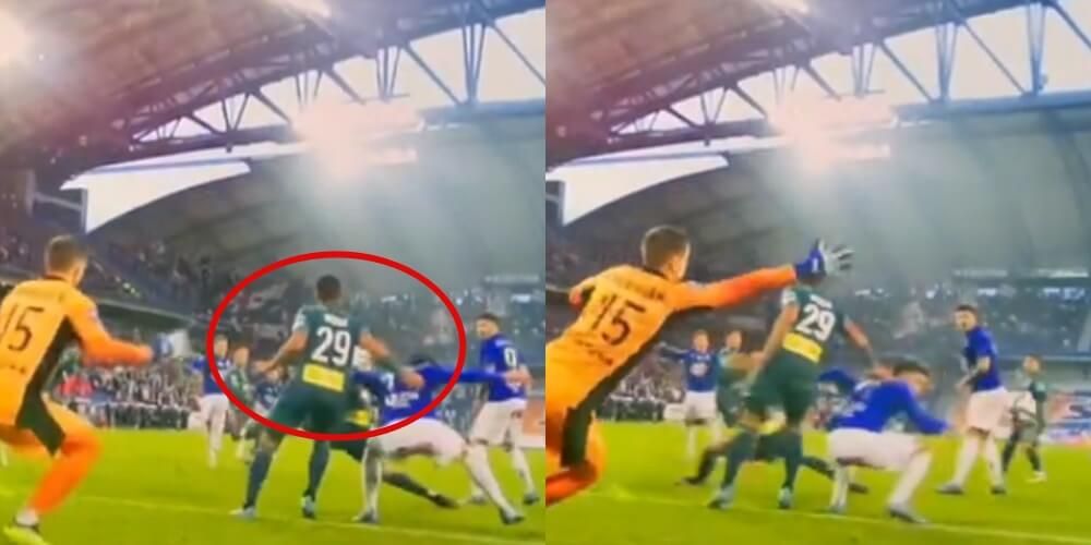 Lech powinien dostać rzut karny w meczu z Legią! Ewidentna ręka Rose [WIDEO] Zdjęcie główne wpisu