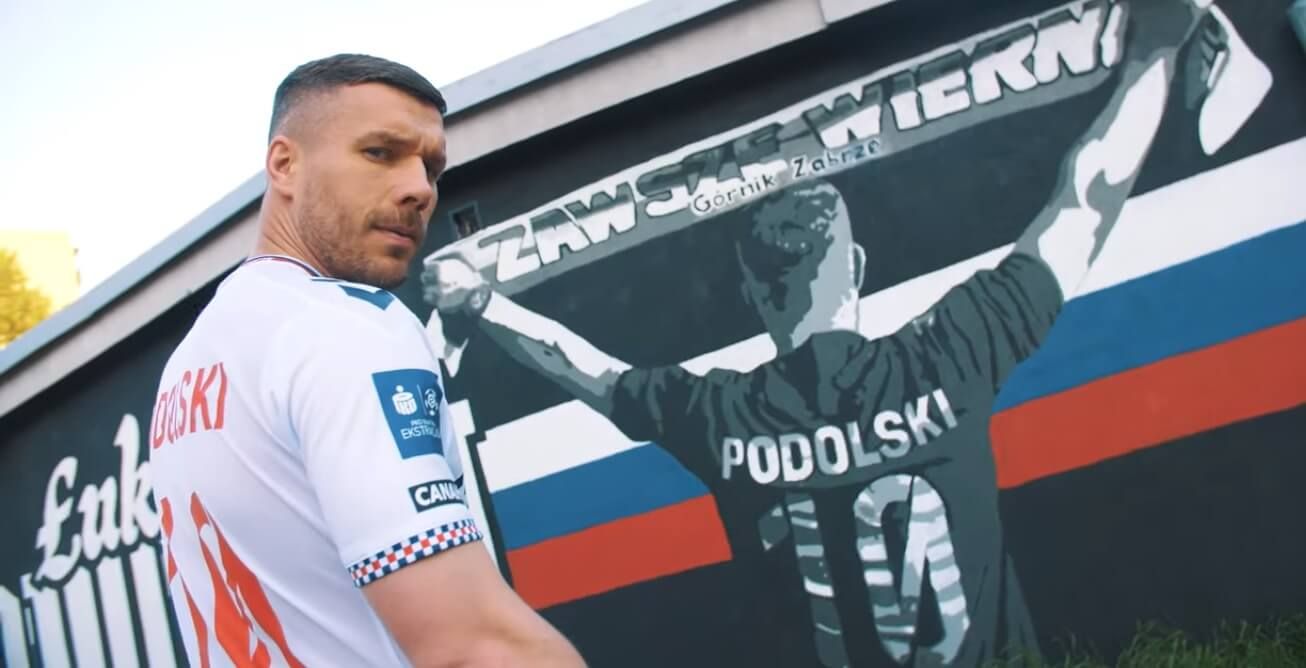 Wątpliwości zostały rozwiane. Lukas Podolski na dłużej w Górniku Zabrze Zdjęcie główne wpisu