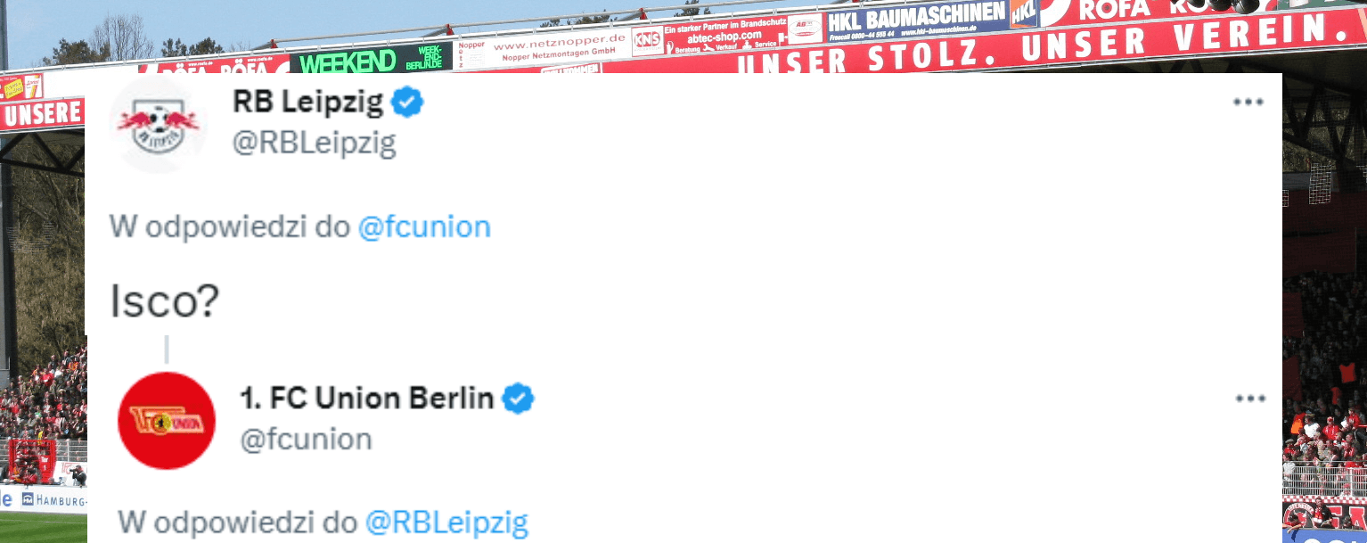 RB Lipsk wbiło szpilkę Unionowi. Kapitalna odpowiedź klubu z Berlina Zdjęcie główne wpisu