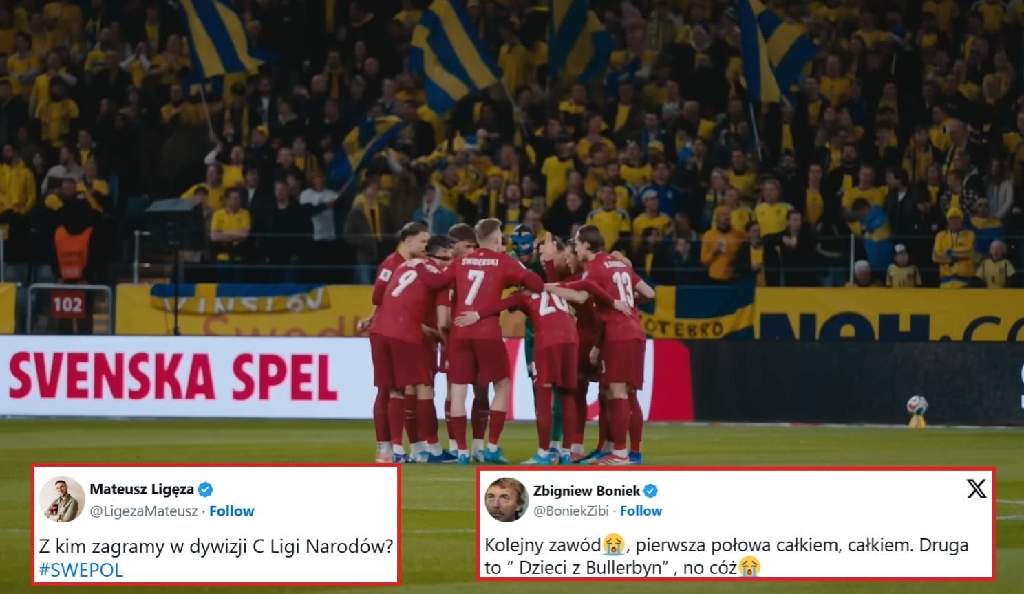 Szwedzi lepsi od Polaków. "Dywizjo C, nadchodzimy!" [REAKCJE] Obraz wpisu