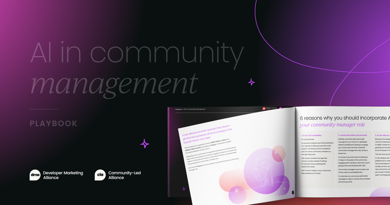 Get your free copy of the AI in Community Management Playbook