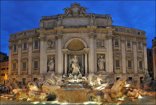 9. fontana di trevi