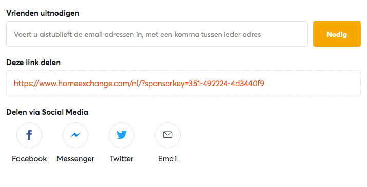 vrienden home exchange