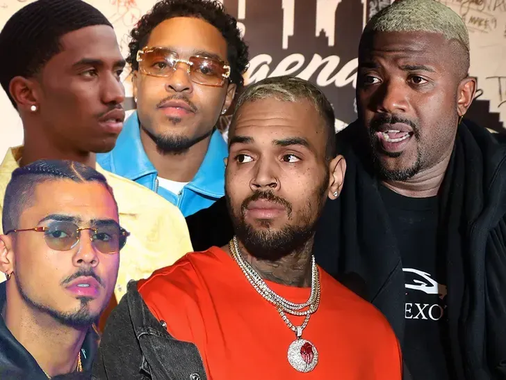 Diddy’s Sons and Ray J Clash at Halloween Bash, Chris Brown Steps in as Peacemaker
