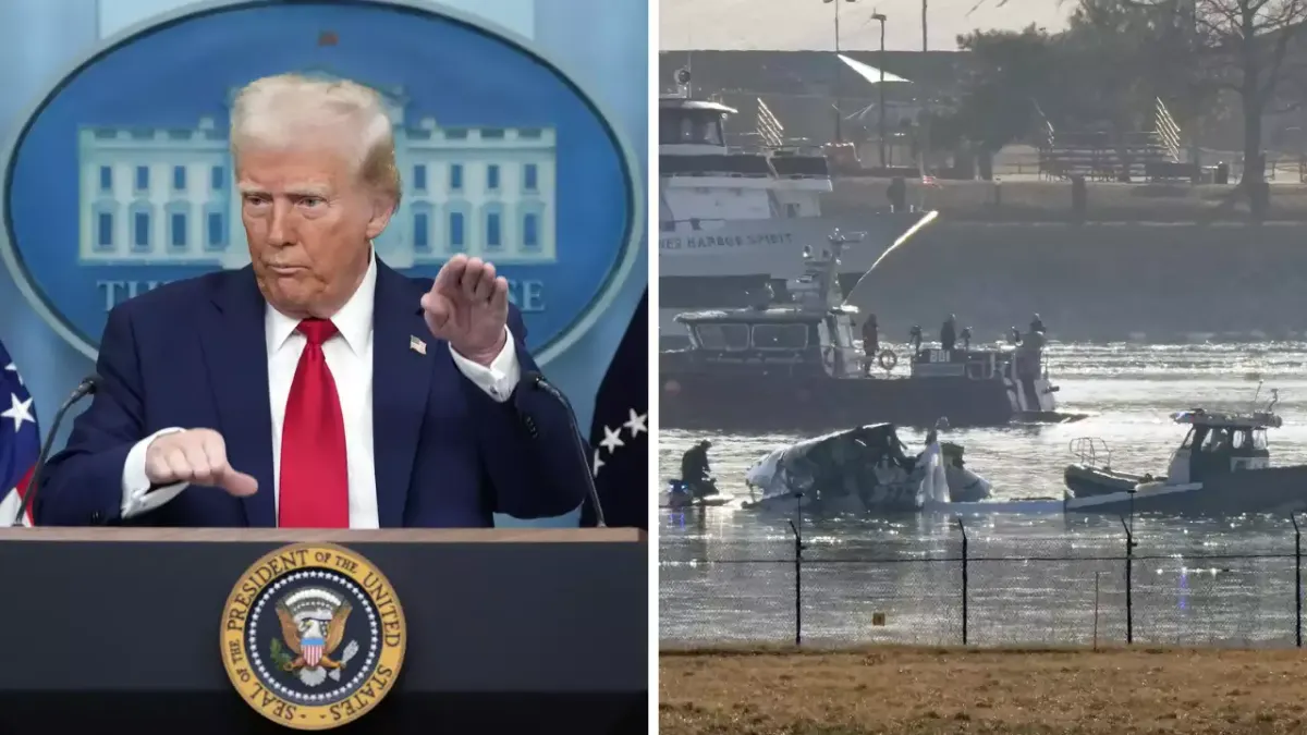 Washington DC Plane Crash: Donald Trump Jokes About Accident Site Visit, Want Me to Go Swimming?