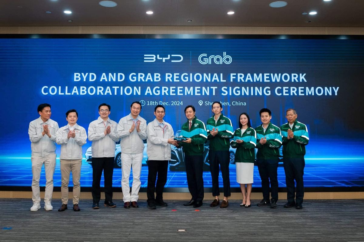 Grab and BYD Partner to Electrify Southeast Asia's Transport with 50,000 EV Fleet Expansion