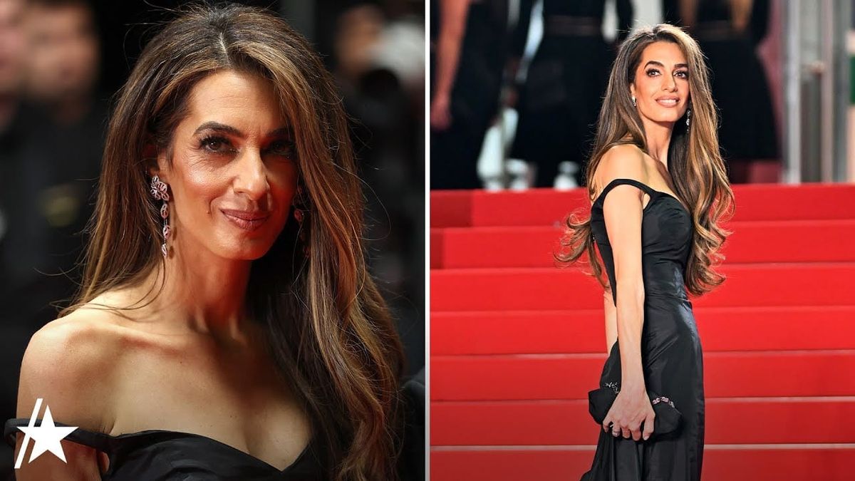 Amal Clooney Stuns on Cannes Film Festival Red Carpet in Vintage John Galliano Gown