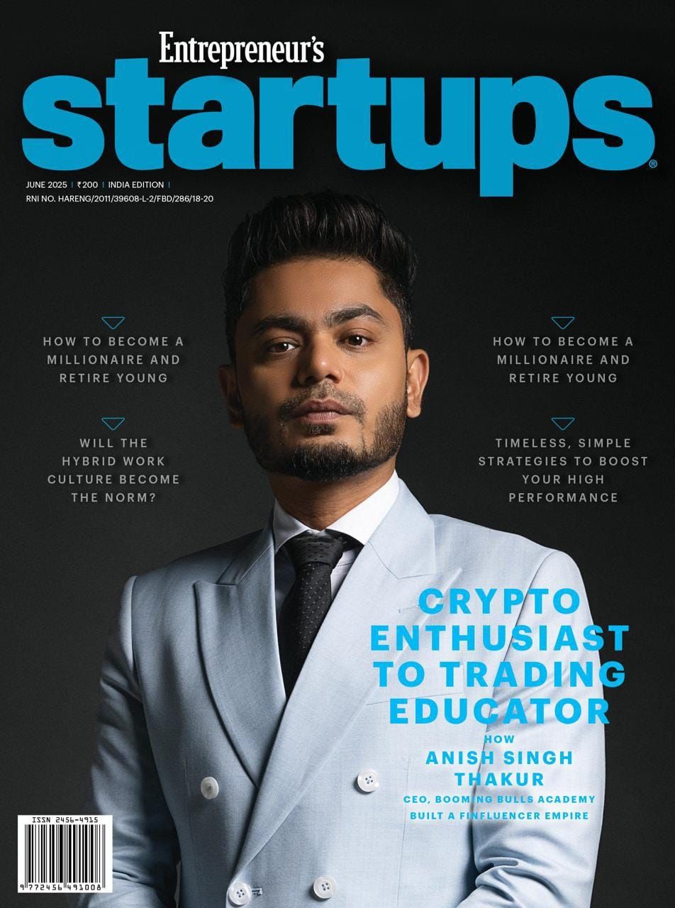 India's Top Trader: Entrepreneur Magazine Features Anish Singh Thakur’s Booming Bulls Story