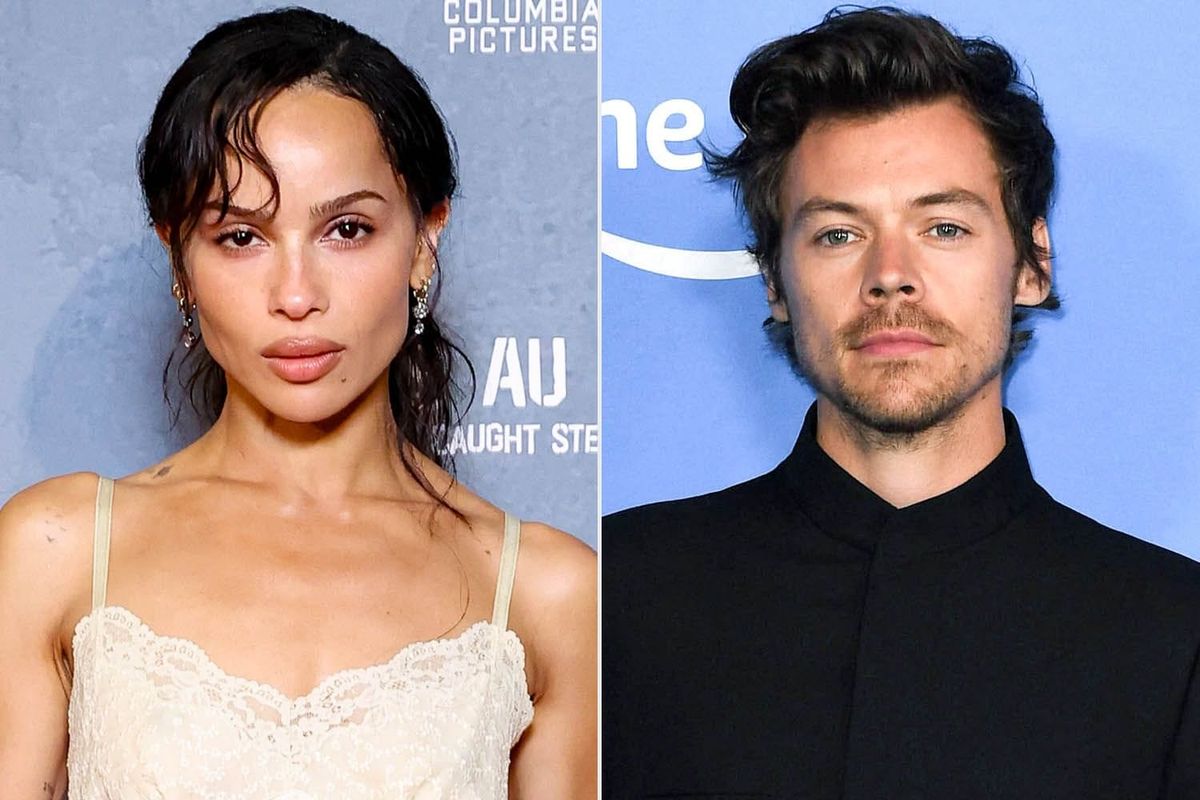 Zoë Kravitz and Harry Styles Stroll Arm-in-Arm Through Rome