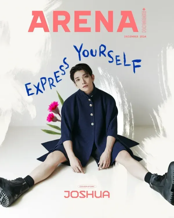 All You Need to Know About Joshua Of SEVENTEEN Arena Homme+ Korea December 2024 Cover boy