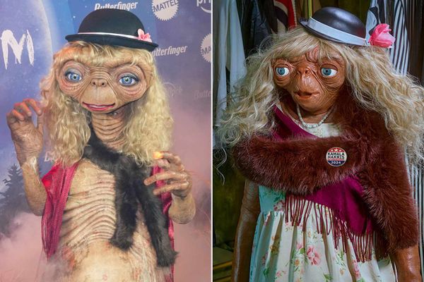Heidi Klum Stuns in Out-of-This-World E.T. Halloween Costume