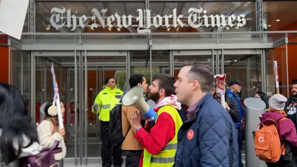 New York Times Tech Workers End Strike Amid Election Coverage Challenges