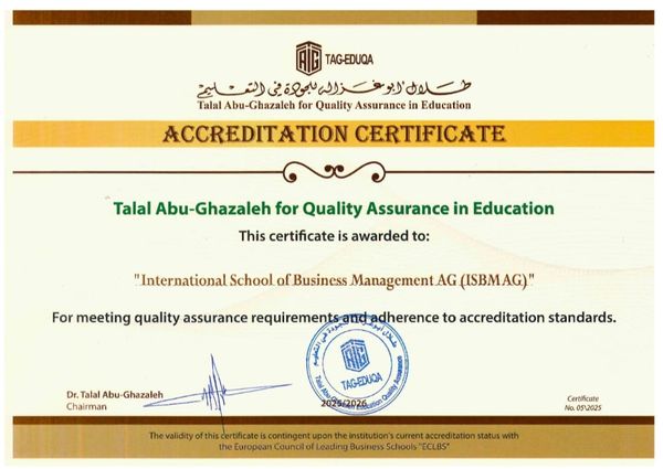 Swiss International University Secures Prestigious TAG-EDUQA Accreditation in Alignment with AROQA Standards