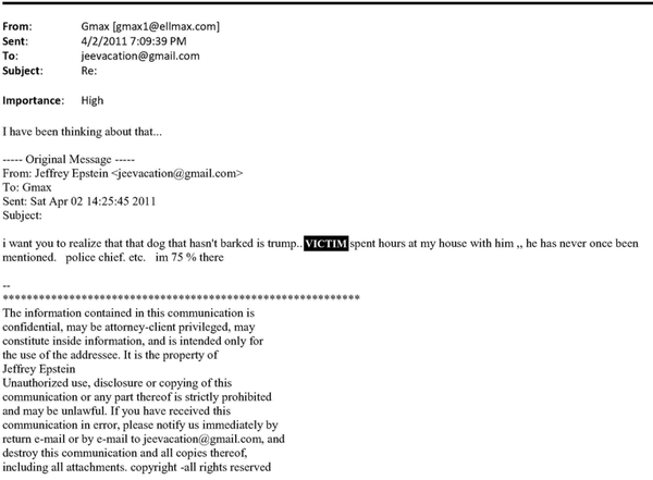Emails Released By Congress Show Epstein Claiming Trump “Spent Hours” With Alleged Victim