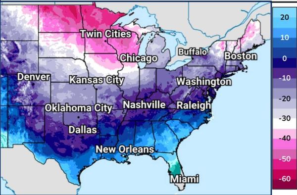 Major Winter Storm Brings Snow, Ice and Travel Chaos