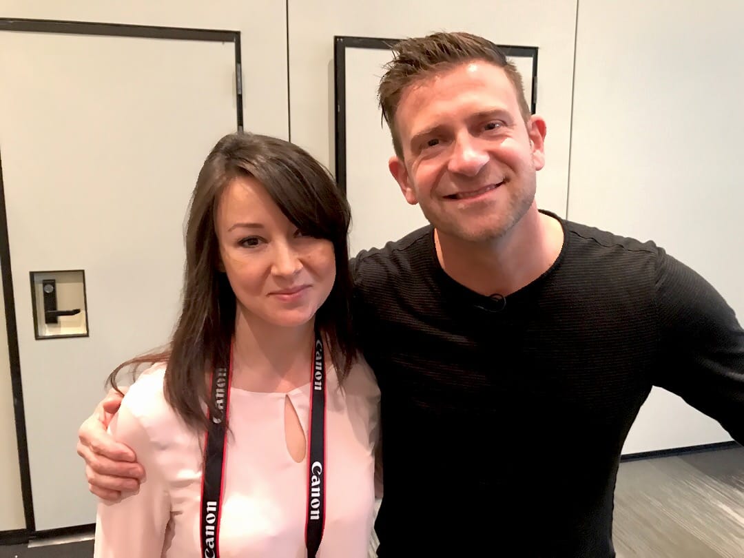 Yuliya Panchenko (CEO of Believe in Boudoir) & Chase Jarvis (CEO of CreativeLive), 2017