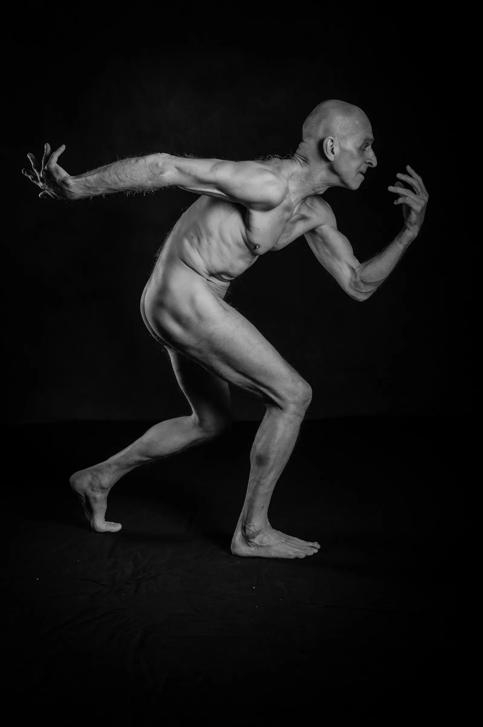 Fine art nude photography by Johan Pronk featuring Kees, an accomplished Mount Everest climber.