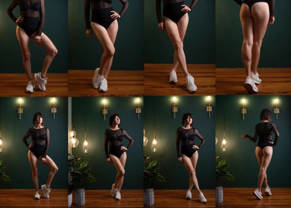 4 Ways to Pose Legs Standing In Boudoir Photography