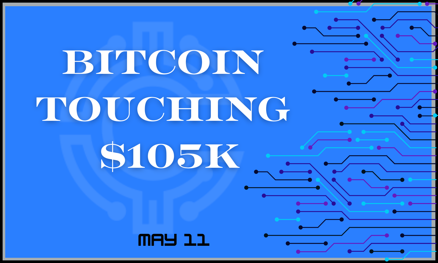 Bitcoin Touching $105K