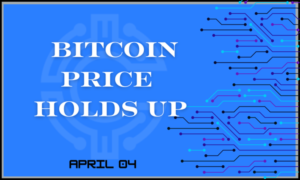 Bitcoin Price Holds Up