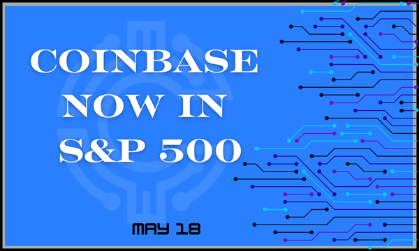 Coinbase Now In S&P 500