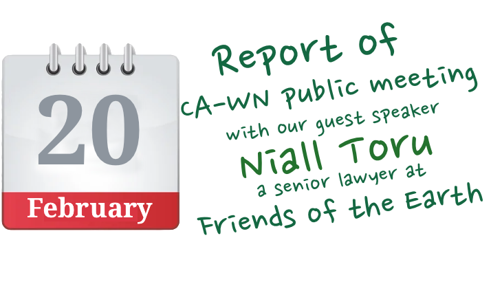 Report of public meeting 20 February 2025