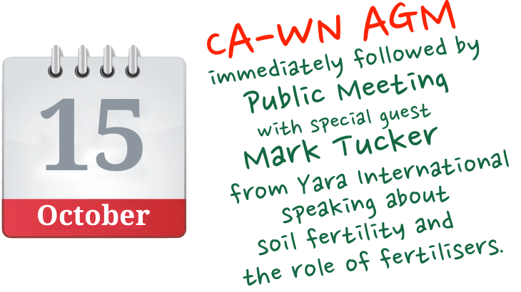 CA-WN AGM and Public Meeting 15 October 2026