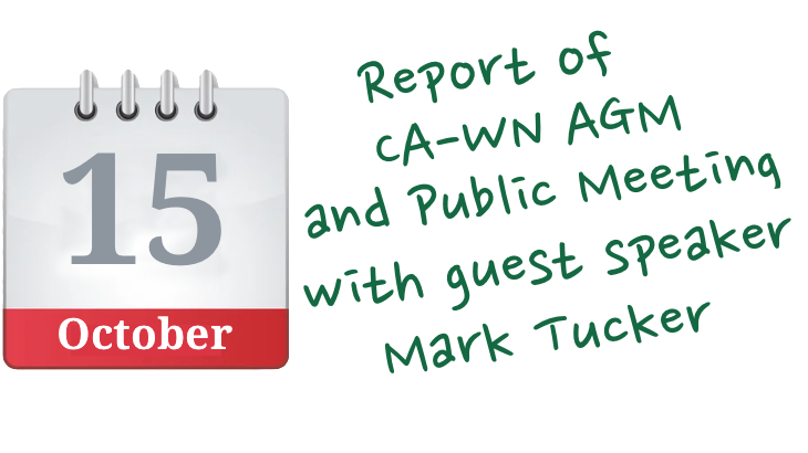Report of AGM and Public Meeting 15 October - Fertiliser and soil fertility