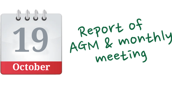 CA-WN AGM and Monthly Meeting notes - October 2023