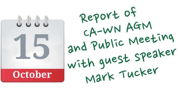 Report of AGM and Public Meeting 15 October - Fertiliser and soil fertility