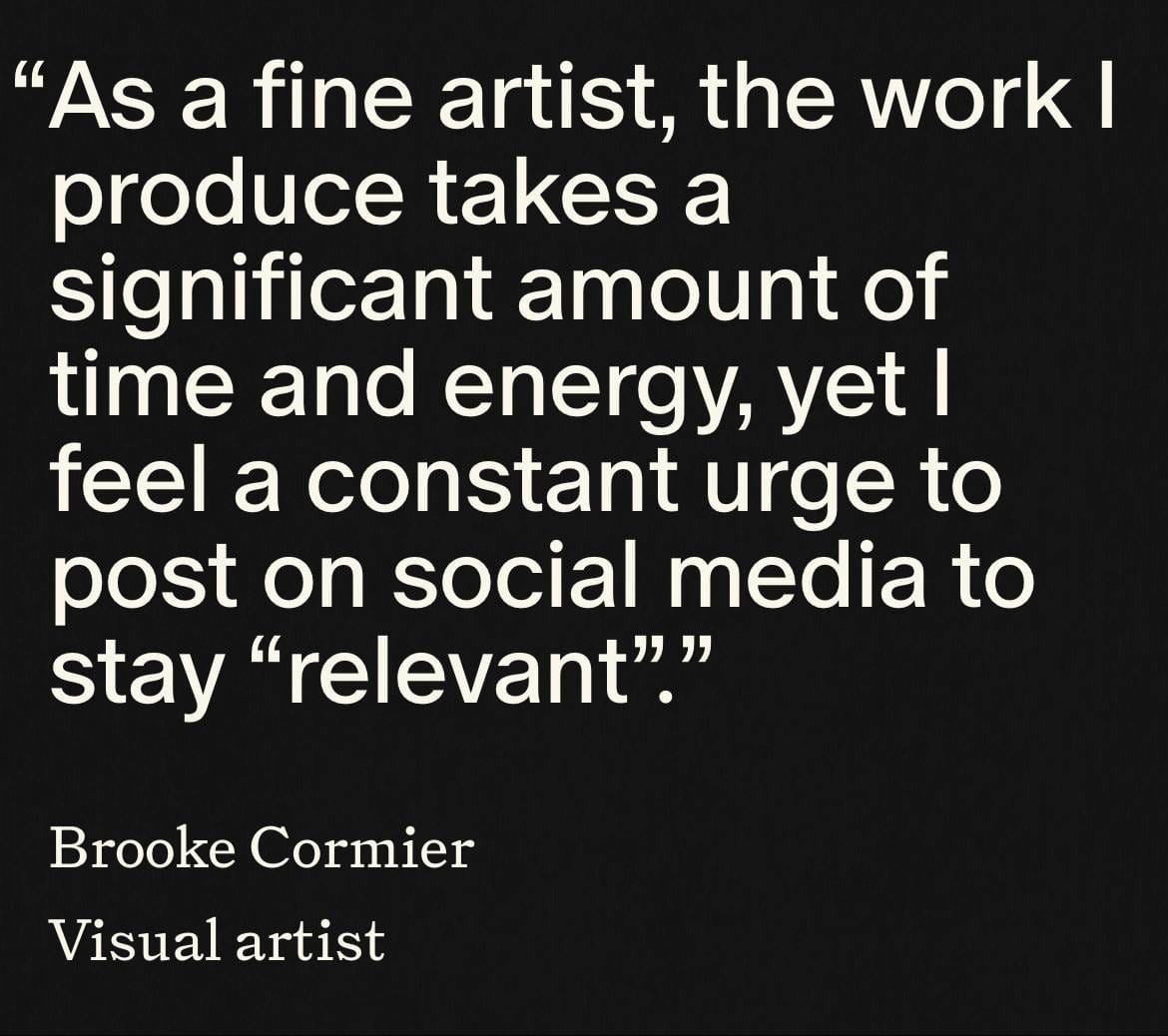 A Brooke Cormier quote from Patreon's 2025 Creator report